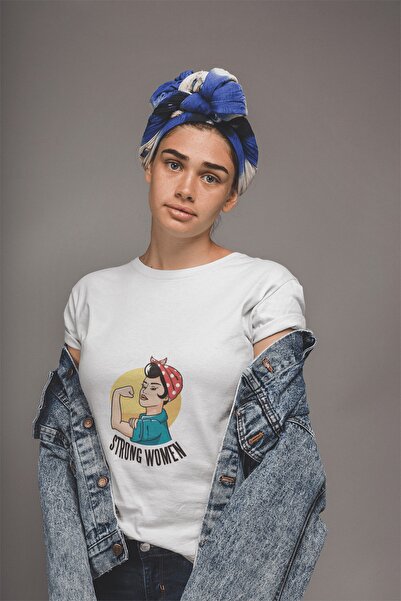 ErTaPassage Bela Snažna Štampano Žene T-shirt - T8119585