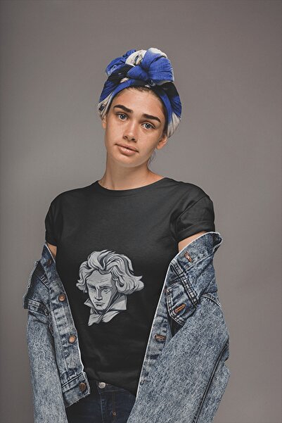 ErTaPassage Beethoven cu imprimeu Black Woman tricou - T7155791