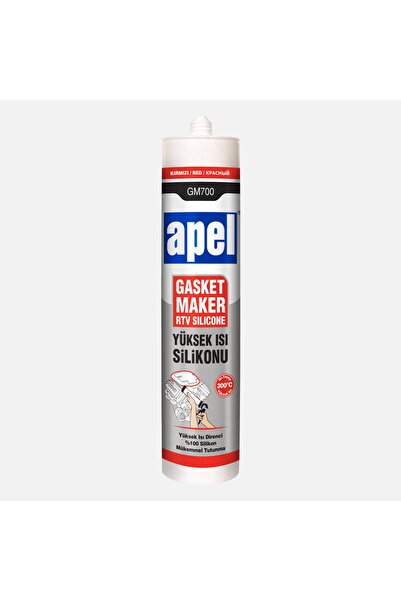 Genel Markalar 310 ml RTV Silikonu Kırmızı Gm700 Apel