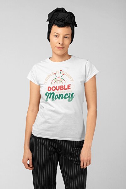 ErTaPassage Λευκό μπλουζάκι oversized - Σκούρο με τύπωμα , Γυναικείο, T1597547