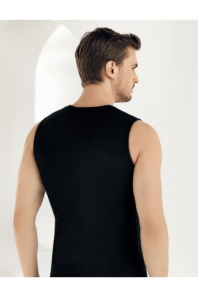 Şahinler New Lycra Men's Single Jersey Tank Top - Zero Sleeve