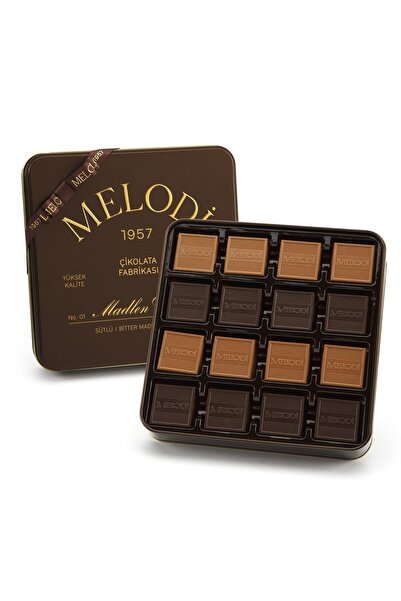 Melodi Çikolata Melodi 1957 Serisi Metal Hediye Kutu Madlen 384g