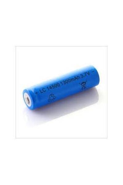 LEDONLİNE 1 Adet Lion Lityum 14500 Aa Şarjlı Pil 1200mah 3.7v Kalem Pil