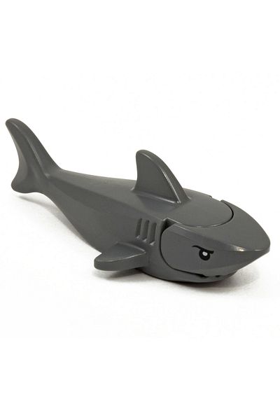 LEGO Moc Custom Animal - Shark Dark Gray Shark 1 Piece Accessory