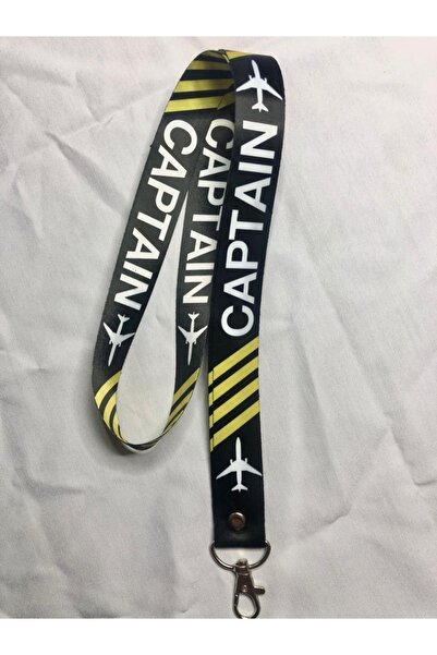 Hediyebum Captain-captain-airways Themed Neck Strap Rope