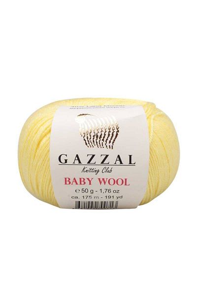 Gazzal Baby Wool Hand Knitting Thread| Yellow 833