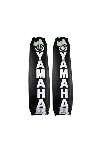 Gogo Arka Amortisör Kılıfı Reflektörlü Yamaha Siyah Beyaz (29 X 7 Cm)
