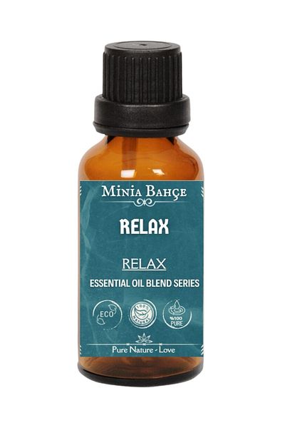 Minia Bahçe Bitki ve Sanat Atölyesi Relax (Relaks) Essential Oil Mix - 10 ml and Censer