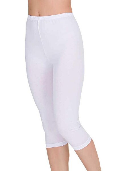 Genel Markalar 2273 Kadın Likralı Diz Altı Kapri 3 Lü Tayt