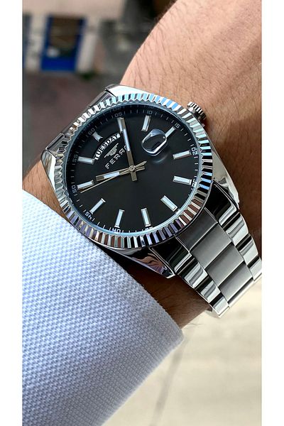 FERRO Original All Functions Aktifçelik Strap New Season Luxury Men's Watch