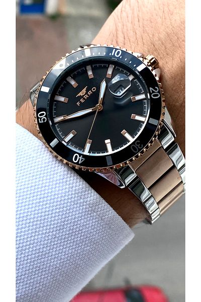 FERRO Original All Functions Aktifçelik Strap New Season Luxury Men's Watch