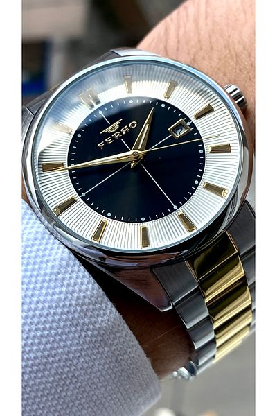 FERRO Original All Functions Aktifçelik Strap New Season Luxury Men's Watch