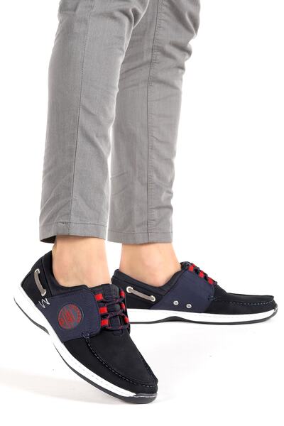 Dockers 220100 Ανδρικά παπούτσια casual με δερμάτινα κορδόνια Nubuck