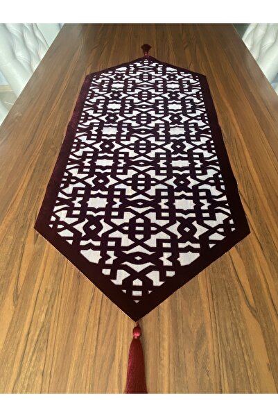 NURHAN HOME COLLECTION Нова модель Сельджук Бордовий колір Скатертина