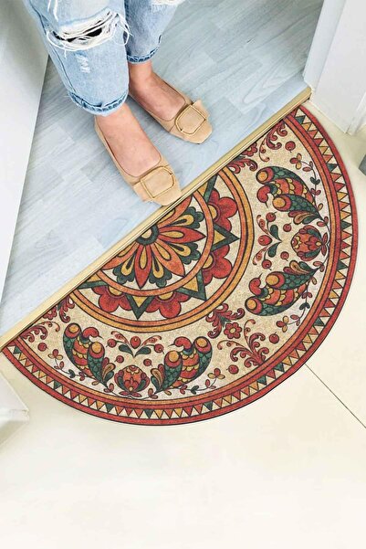 Monnhein سجادة باب أمامية مزخرفة، للاستخدام الخارجي/المنزلي/الحمام/المطبخ/غرفة النوم/المدخل