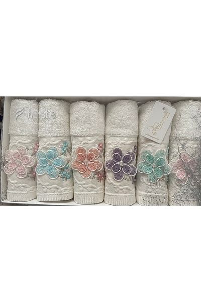 Fiesta Çeyizlik 30x50 cm Σετ πετσετών κουζίνας 6 τεμαχίων