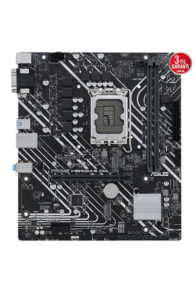 ASUS Prime H610M-E D4 Ddr4 HDMI Dp Pcie 16X V4.0 1700P Matx