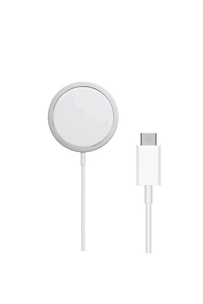 Soillium 15watt Magsafe Kablosuz Şarj Aleti Iphone 12 13 14 15 Mini Pro Max Uyumlu Wireless Şarz