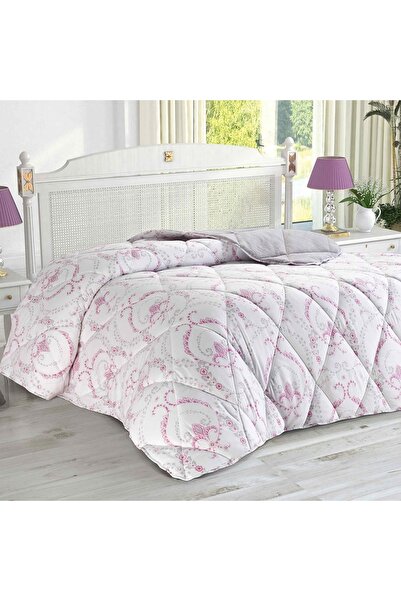 Taç Astra Pembe Tek Kişilik Polar Emprime Yorgan