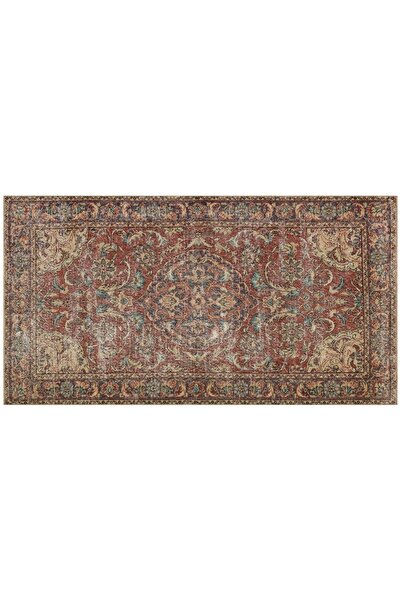Sempati halı Eskitme El Dokuma Vintage Halı 130 X 245 Cm 9321