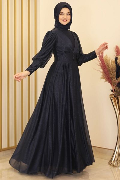 Fashion Showcase Rochie de Seara Dilber Bleumarin - Design - Fsc2148