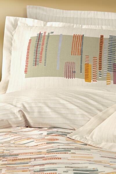 Yataş Lineis Çift Kişilik Ranforce Nevresim Takımı - Bej