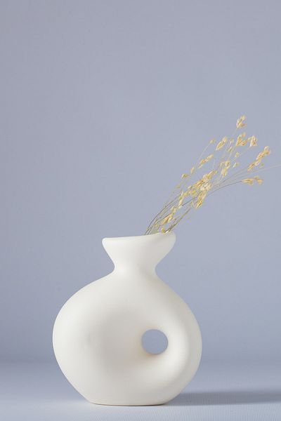 TROVE White Delta & Capella Ceramic Vase Set