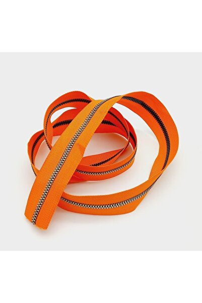 angel çanta aksesuar Ortası Gold Fermuar 100 Cm Turuncu Renk