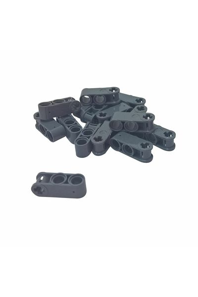 LEGO Original Technic Moc Custom Axle Pin Connector Perpendicular 3L Dark Grey 6 Pcs to Send