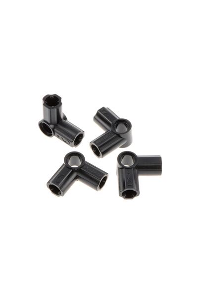 LEGO Original Technic Moc Custom Axle Connector Angled # 6 Fittings Black 2 P...