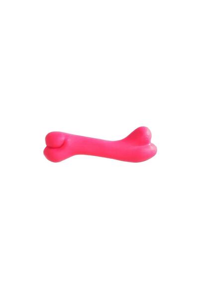 Mixpet 12 Cm Pink Rubber Chewing Bone Dog Toy