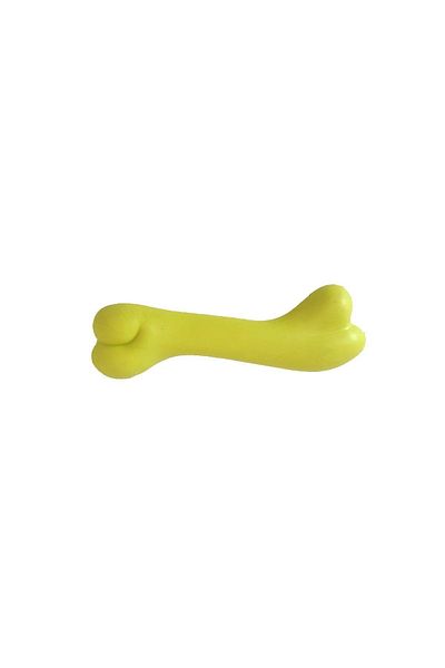 Mixpet 12 Cm Yellow Rubber Chewing Bone Dog Toy