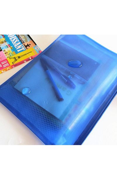 Vox Art A4 Papercase, PP Zippered 2 Compartments 1 Piece Green