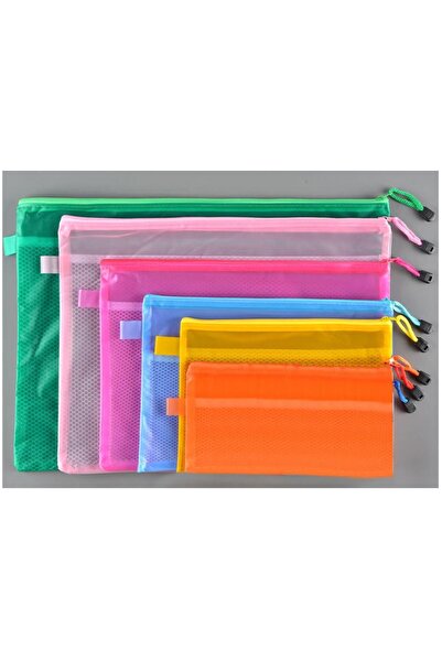 Vox Art A4 Papercase, PP Zippered 2 Compartments 1 Piece Green