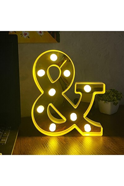 hediyeofisi Büyük Boy Led Işıklı 3d Rakam Sayı Doğum Günü Kutlama Organizasyo...