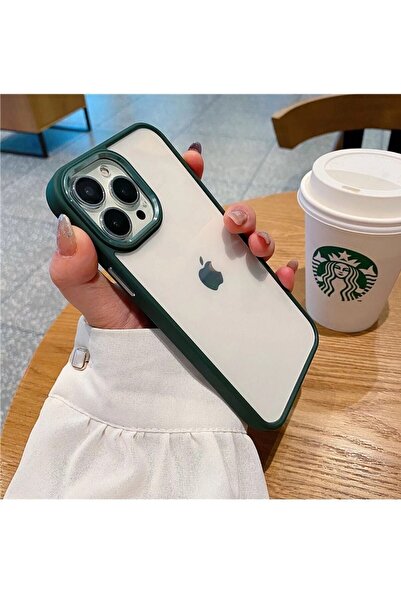 Socase Iphone 11 Pro Max Uyumlu Luna Case Krom Çerçeveli Premium Kılıf
