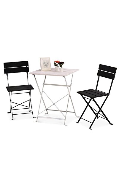 RMMGROUP Bistro Masa Sandalye Takımı - Bahçe - Mutfak - Balkon Masa Sandalyesi