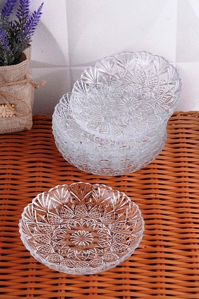 Zeryas Home 6 Pieces of Pine Snack Bowl & Dessert Plate