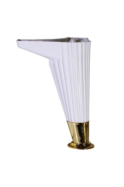 Badem10 Wetra Line 12 Cm (WHITE GOLD GOLD) Mobilier Canapea Fotoliu Picior Picioare