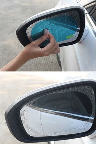 Z Tech Auto Exterior Mirror Rainproof Slider Film 2 Pieces (RIGHT/LEFT)