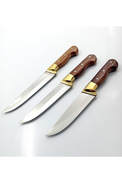 yatagan Paslanmaz Çelik 3 Lü Mutfak Bıçağı Seti