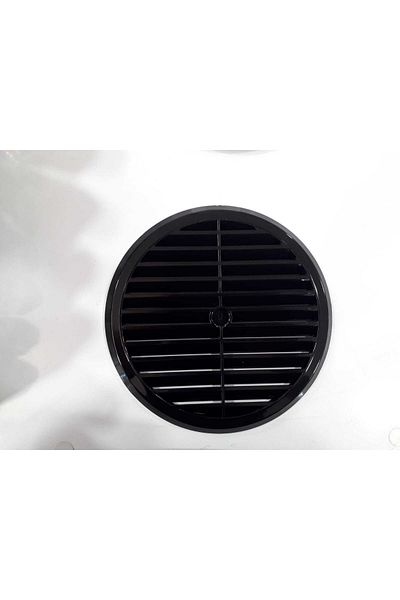 PartiAsya Natural Gas Glass Ventilation, Glass Vent Plastic Black