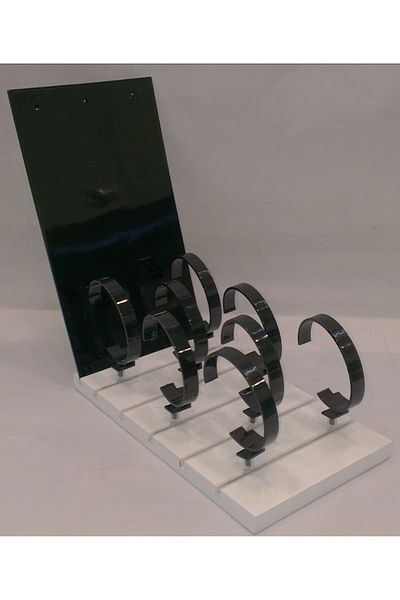 STAND MARKET Дървен часовник, малък размер, бял