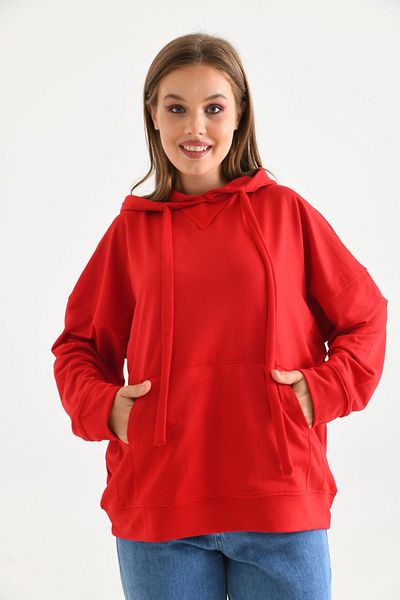 ubmbutik Kangaroo Pocket Hooded Sweatshirt