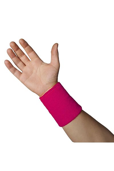 By Leon 1982 Athlete Towel Wristband Economical Bracelet Fuchsia