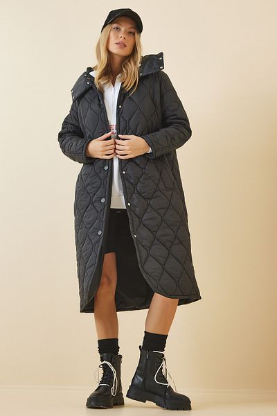 Happiness İstanbul Coat - Black - Puffer