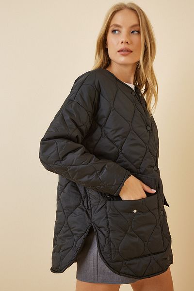 Happiness İstanbul Winterjacke - Schwarz - Puffer