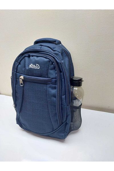 YS Geantă de școală căptușită cu patru compartimente și compartiment pentru laptop, impermeabilă, violet