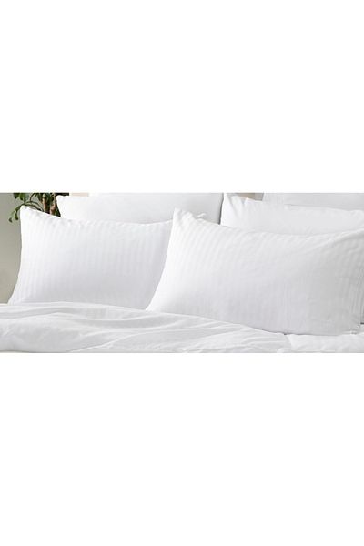 madamemuko Madame Muko Cotton Satin 2 Piece Pillow Case-50x70 Cm - White