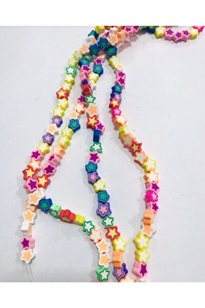 RLX BUJİTERİ خرز بوليمر فيمو ستار 10 ملم - صناعة المجوهرات (80 قطعة)